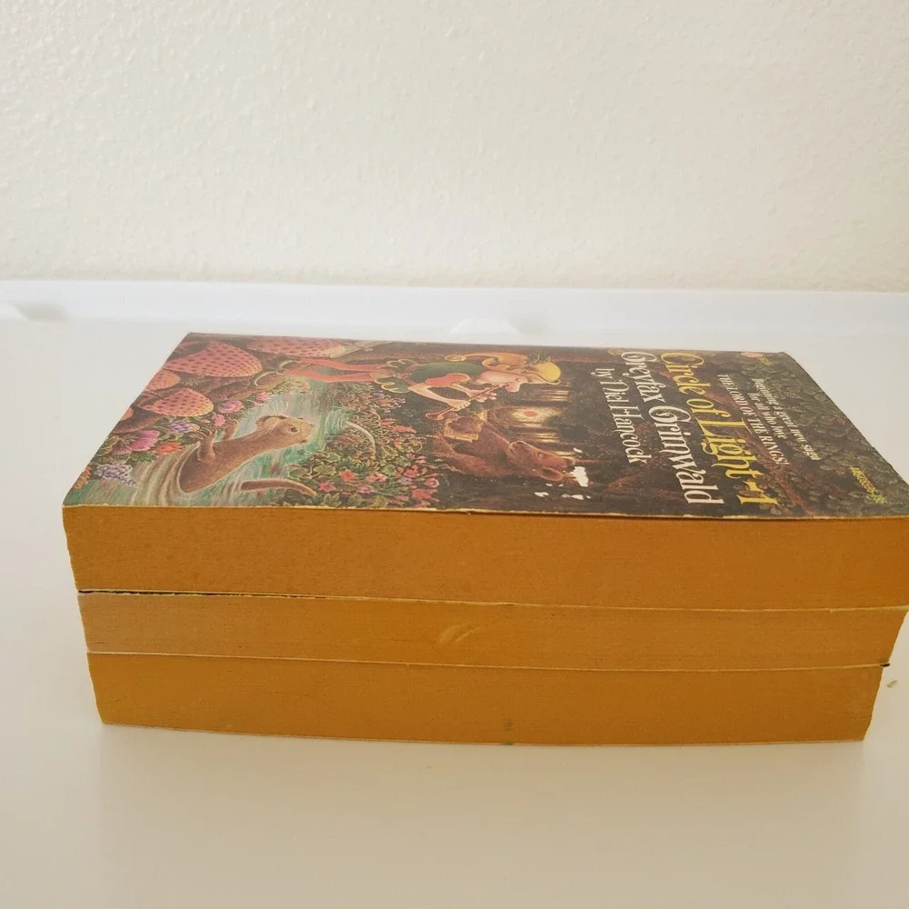 Circle of Light Niel Hancock 3 Book Lot Fantasy Greyfax Grimwald Calix Stay 1977